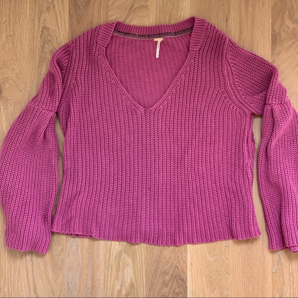 Free People chunky bell sleeve sweater, Small - Picture 6 of 6